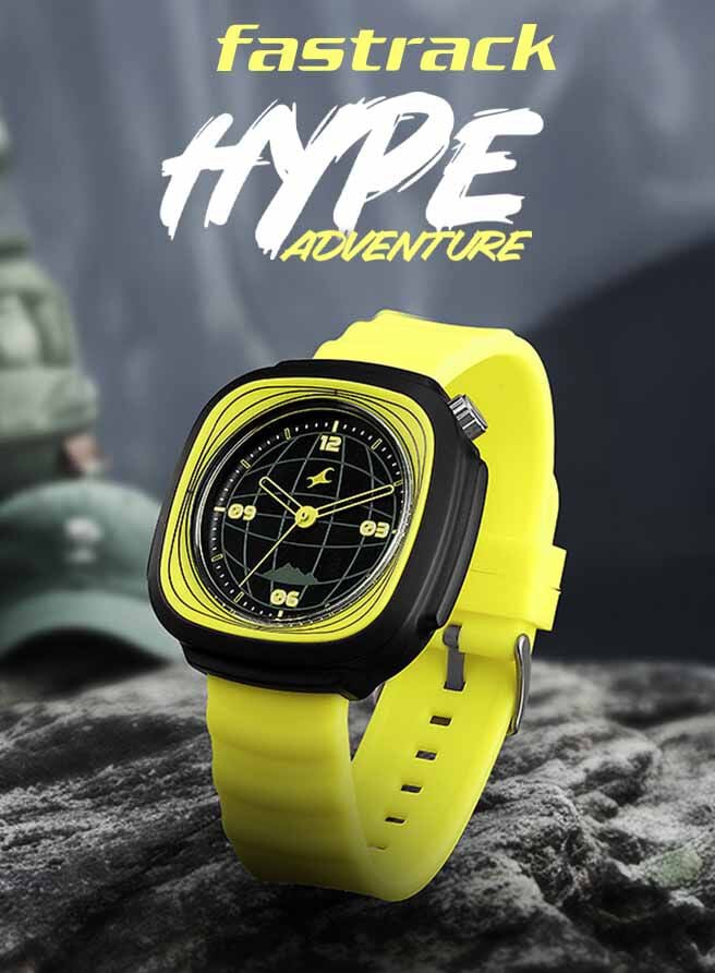 Fastrack Opulence Sun Moon Chronograph Black Dial Black Metal Strap Analog Quartz Watch For Guys
